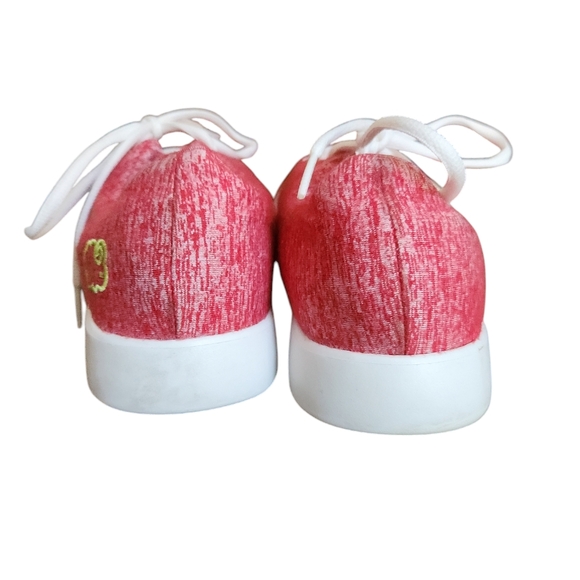 Unisex Red Le Mouton Wool Tennis Shoes Sneakers Size 10 - Picture 4 of 10